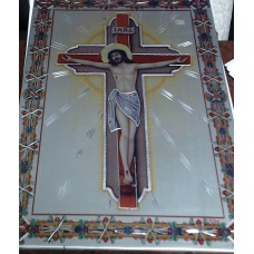 Cross--Jesus on the Cross in metal